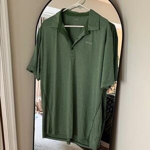 Reebok Men's Forest Green Polo Shirt